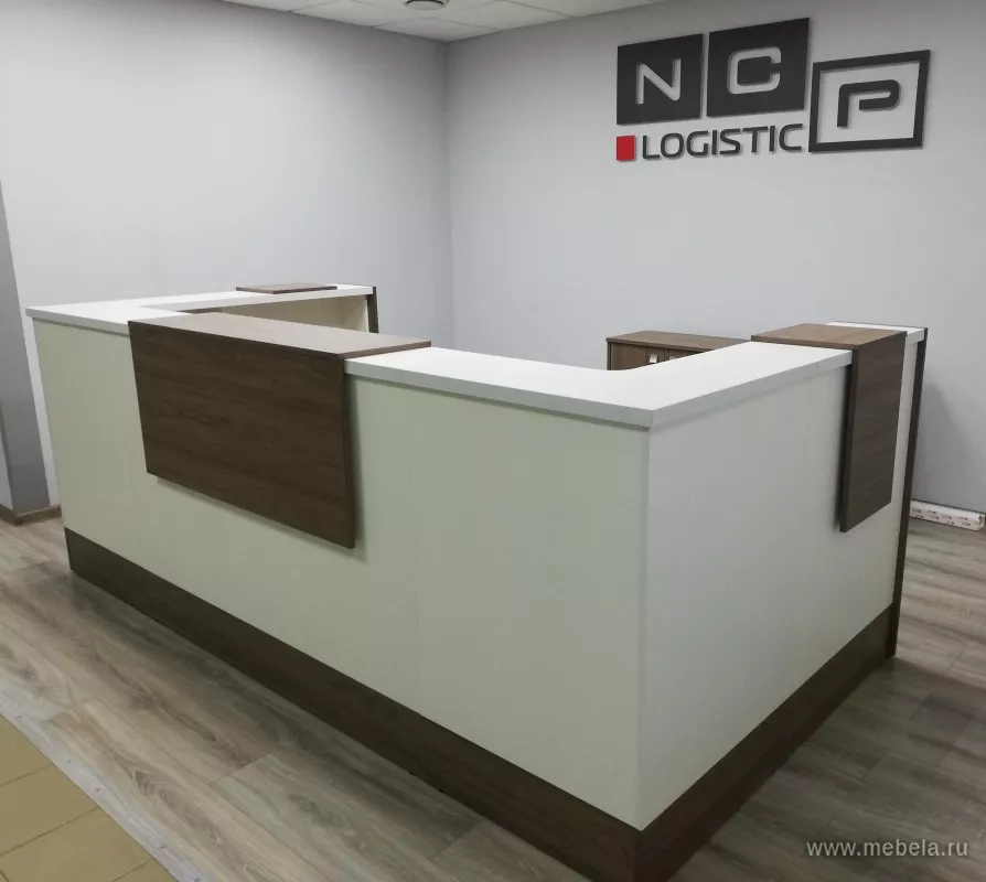 Дар Мебель | стойка ресепшн Style, офисный интерьер, живое фото