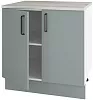 Шкаф кухонный напольный 80 см, со столешницей и дверьми