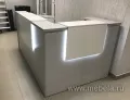 Дар Мебель | стойка ресепшн Style Grey, офисный интерьер, живое фото