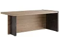 Стол для руководителя письменный с асимметричными опорами (правый)
