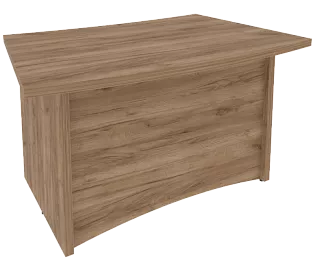 Офисный письменный стол для руководителя (криволинейный)