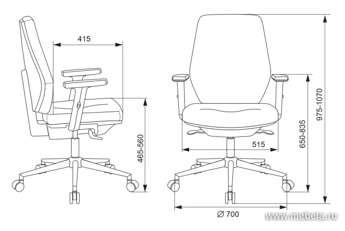 кресло CH-545SL
