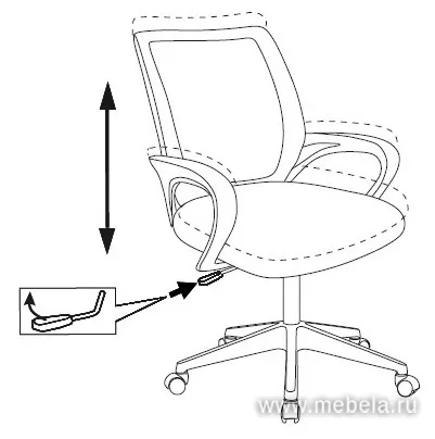 кресло офисное CH-695NLT
