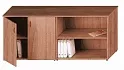 Офисный шкаф низкий двойной комбинированный