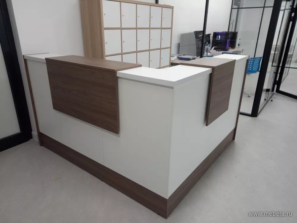 Дар Мебель | стойка ресепшн Style, офисный интерьер, живое фото