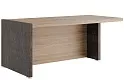 Стол для руководителя письменный с асимметричными опорами (левый)