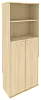 Офисный шкаф для документов высокий полузакрытый