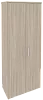 Офисный шкаф высокий широкий (2 высоких фасада ЛДСП)