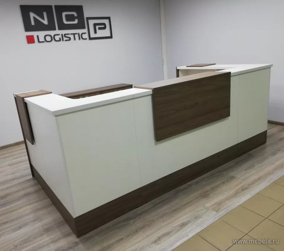 Дар Мебель | стойка ресепшн Style, офисный интерьер, живое фото