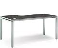 Стол на металлокаркасе письменный эргономичный (правый)