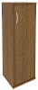 Офисный шкаф узкий средний закрытый, Л/Пр.