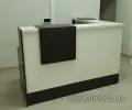 Дар Мебель | стойка ресепшн Style Wenge, офисный интерьер, живое фото