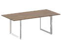 Стол для переговоров на О-образном металлокаркасе