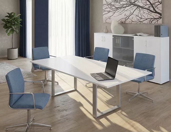 фото столы Виртус Белый