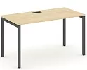 Стол письменный на металлокаркасе на П-образных опорах 40х40