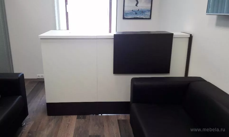 Дар Мебель | стойка ресепшн Style, офисный интерьер, живое фото