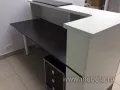 Дар Мебель | стойка ресепшн Style Wenge, офисный интерьер, живое фото