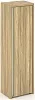 Офисный шкаф высокий узкий правый (высокий фасад ЛДСП)