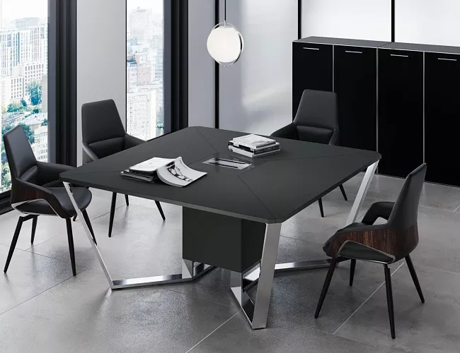 фото столы Стил Мит Хром