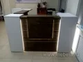Дар Мебель | стойка ресепшн Onix Mali, офисный интерьер, живое фото