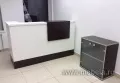 Дар Мебель | стойка ресепшн Style Wenge, офисный интерьер, живое фото