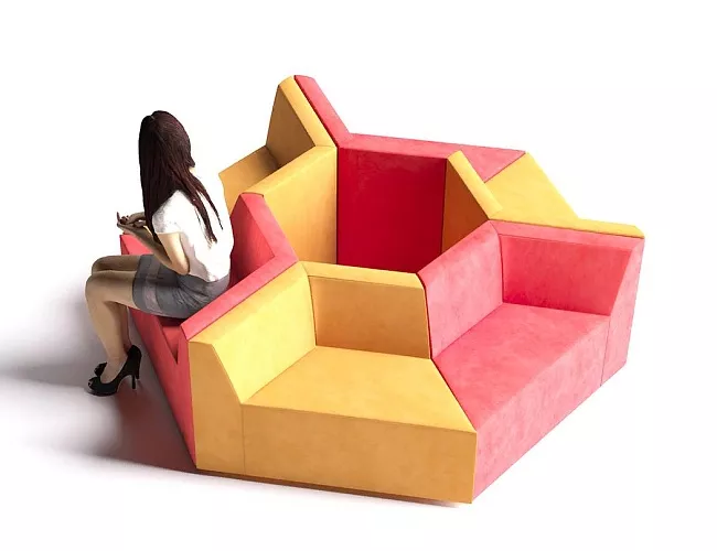 фото Офисный диван Оригами №2