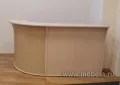 Дар Мебель | стойка ресепшн Riva Maple, офисный интерьер, живое фото