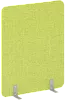 Перегородка напольная на металлических опорах на фетровых подпятниках