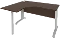 Стол эргономичный на металлокаркасе (левый)