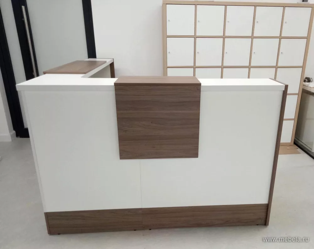 Дар Мебель | стойка ресепшн Style, офисный интерьер, живое фото