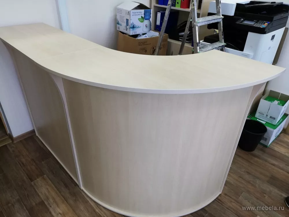 Дар Мебель | стойка ресепшн Riva Maple, офисный интерьер