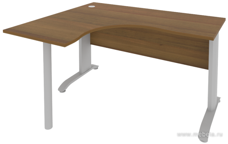 Стол эргономичный на металлокаркасе (левый)