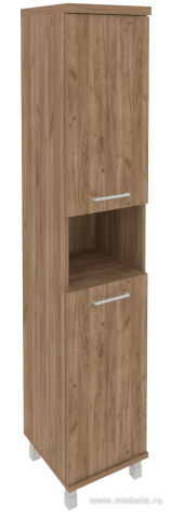 Офисный шкаф высокий узкий (левый)