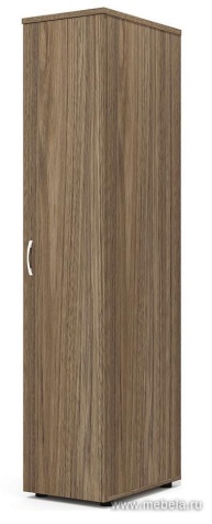 Гардероб с продольной штангой, узкий
