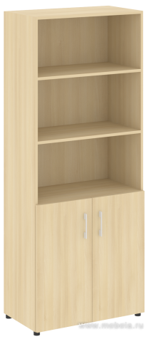 Офисный шкаф полуоткрытый