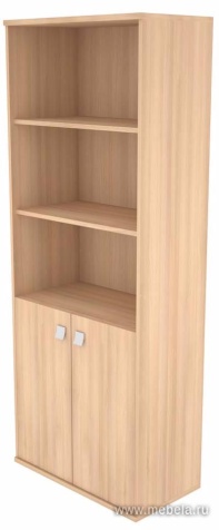 Офисный шкаф высокий для документов полуоткрытый Style