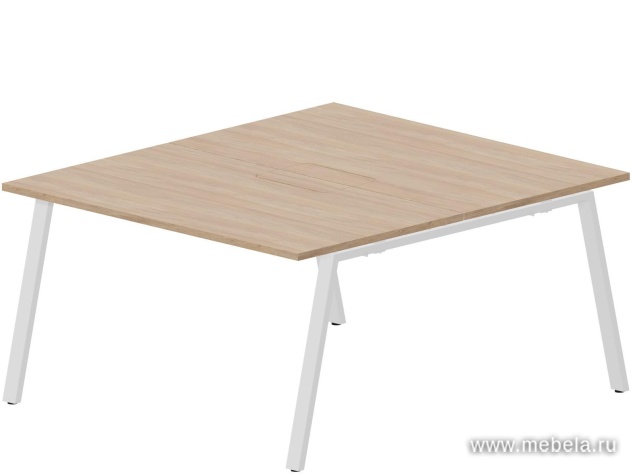 Составной Стол на 2 рабочих места (меламиновые аутлеты)
