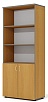 Офисный шкаф комбинированный открытый, высокий