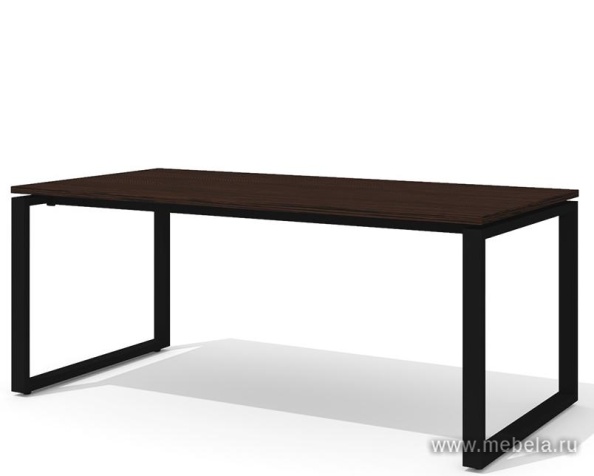 Стол руководителя на О-образном металлокаркасе
