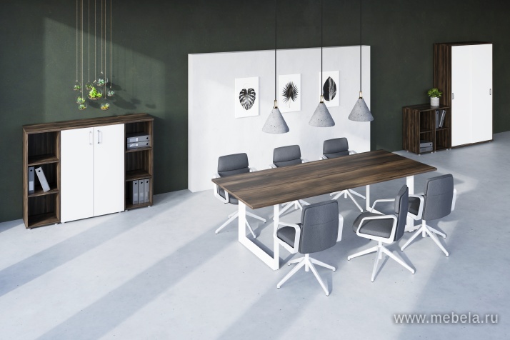 Проходной наборный элемент переговорного стола