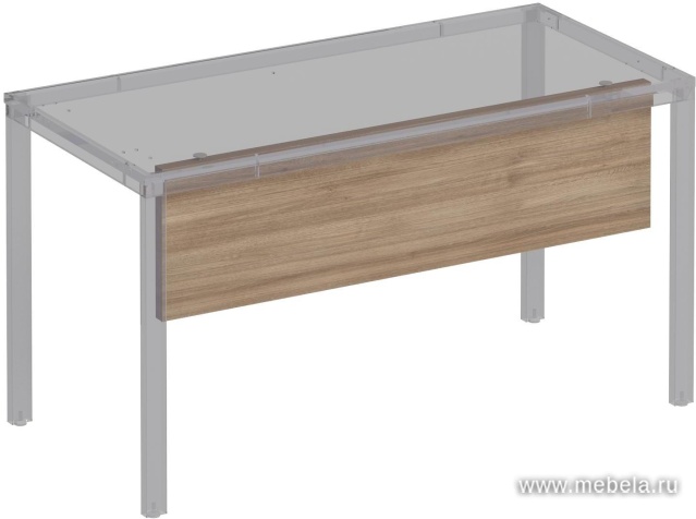 Экран стола защитный (ДСП) с кронштейнами для столов на 140