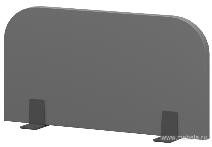 Экран настольный боковой радиусный с держателями