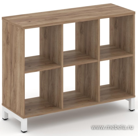 Каркас стеллажа 2 яруса (без вставок и задних стенок)