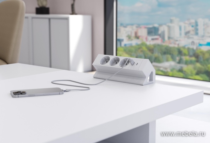 Брифинг-приставка 1400мм к столу руководителя