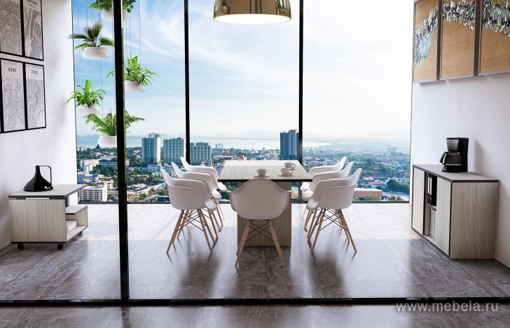 Офисный шкаф средний узкий