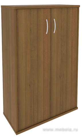 Офисный шкаф средний широкий (2 средние двери ЛДСП)