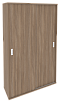 Офисный шкаф-купе комбинированный (полки + гардероб)