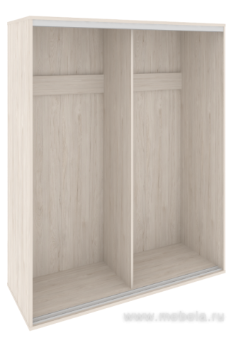 Низкий корпус шкафа-купе + трэк (2-х секционный)