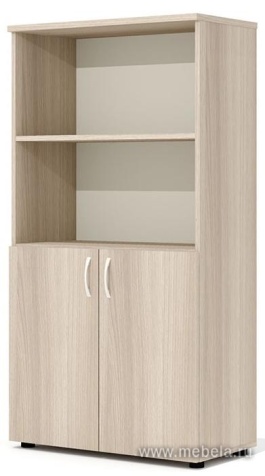 Офисный шкаф комбинированный, средний