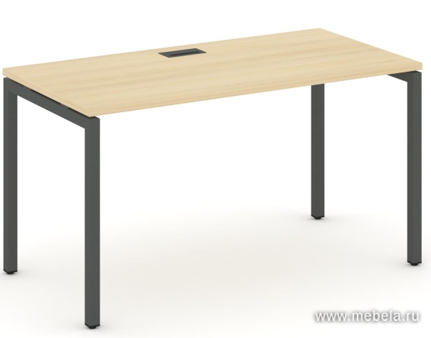 Стол письменный на металлокаркасе на П-образных опорах 40х40